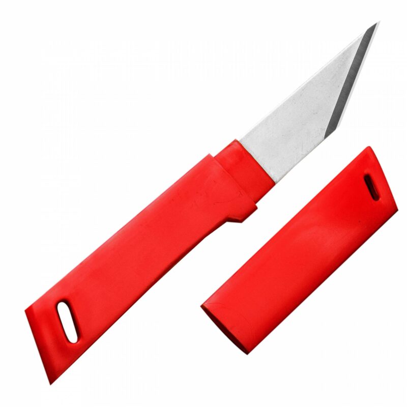 nóż kiridashi czerwony