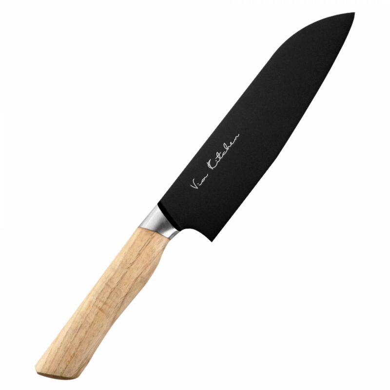 nóż santoku satake black ash