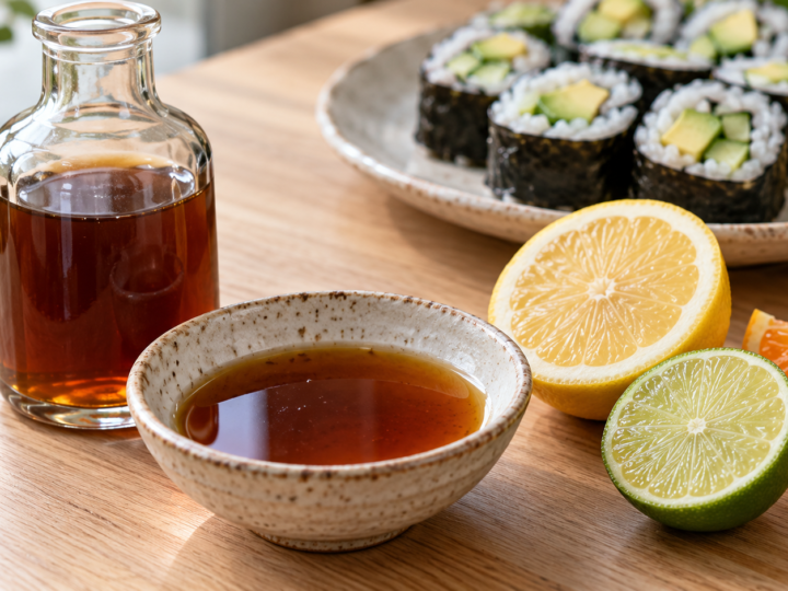 Sos sojowo-cytrusowy ponzu z cytryną, limonką i pomarańczą